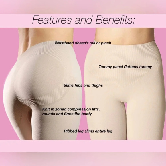 SassyBax Booty Boosting Leggings Black NWT Sz Medium - Picture 2 of 4